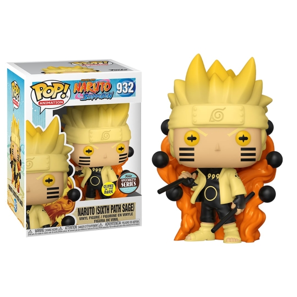 Naruto Shippuden – Pop! Animation 932 – Naruto (Sixth Path Sage) GITD Specialty Series