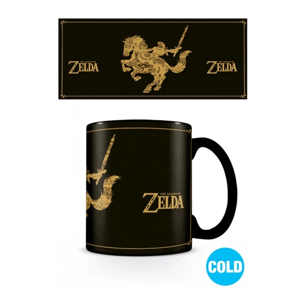 The Legend of Zelda - Map Silhouette Heat Changing Mug