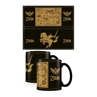 The Legend of Zelda - Map Silhouette Heat Changing Mug